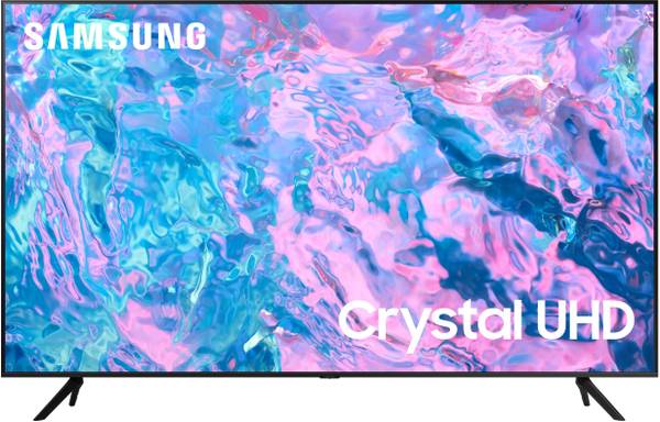 SAMSUNG Crystal 4K iSmart Series 138 cm (55 inch) Ultra HD (4K) LED Smart Tizen TV with Black (2023 Model)