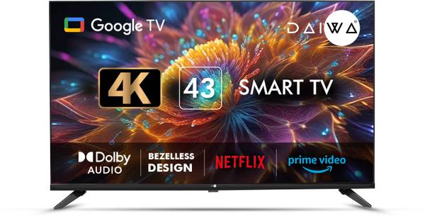 Daiwa 109 cm (43 inch) Ultra HD (4K) LED Smart Google TV 2024 Edition