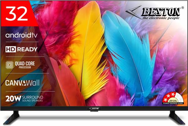BESTON 80 cm (32 inch) HD Ready LED Smart Android TV 2025 Edition