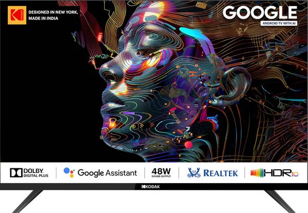 KODAK Matrix 80 cm (32 inch) QLED HD Ready Smart Android TV 2024 Edition Dolby Digital Plus | 48W Sound Output | DTS Trusurround | Google Assistant | ...