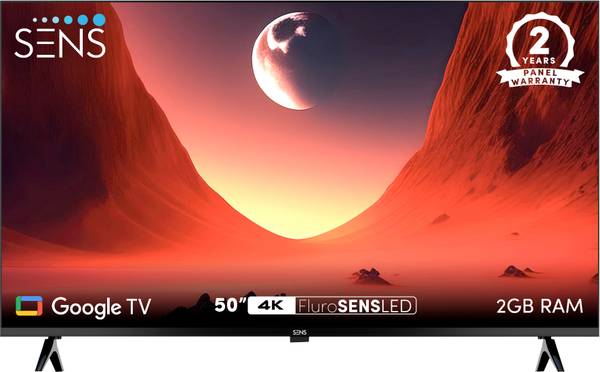 SENS 127 cm (50 inch) Ultra HD (4K) LED Smart Google TV 2023 Edition