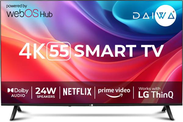 Daiwa 140 cm (55 inch) Ultra HD (4K) LED Smart WebOS TV