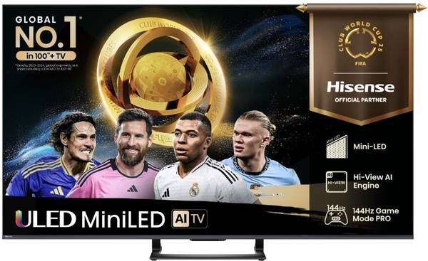 Hisense 55U7Q 138.5 cm (55 inch) Ultra HD (4K) Mini LED Smart VIDAA TV 2025 Edition