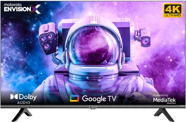 MOTOROLA EnvisionX 127 cm (50 inch) Ultra HD (4K) LED Smart Google TV with Box Speaker