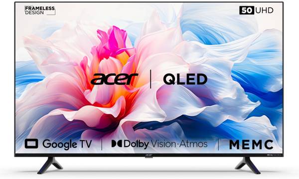 Acer V Series 127 cm (50 inch) QLED Ultra HD (4K) Smart Google TV