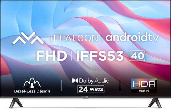 iFFALCON S53 101 cm (40 inch) Full HD LED Smart Android TV with Google Assistant