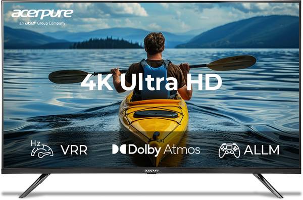 acerpure Aspire TV by Acer (2024 Series) 108 cm (43 inch) Ultra HD (4K) LED Smart Google TV with Bezel-Less | Google OS | VRR | ALLM | Dolby ATMOS