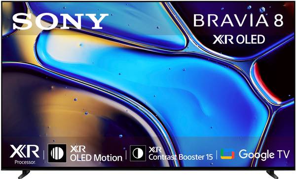 SONY BRAVIA 8 138.8 cm (55 inch) OLED Ultra HD (4K) Smart Google TV Advanced AI Processor XR, Studio Calibrated, Dolby Vision Atmos