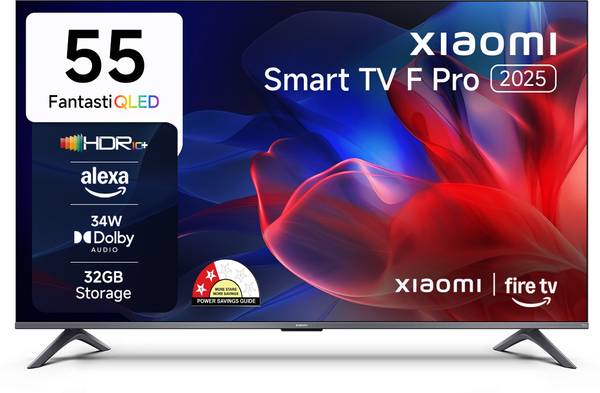 XIAOMI F Pro 138 cm (55 inch) QLED Ultra HD (4K) Smart Fire TV 2025 Edition