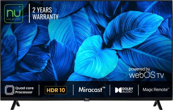 NU 109 cm (43 inch) Full HD LED Smart WebOS TV