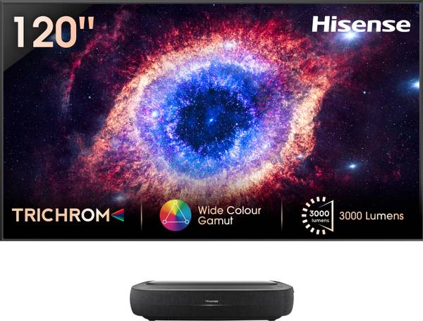 Hisense L9HE 305 cm (120 inch) Ultra HD (4K) Laser Smart VIDAA TV with Trichrom Laser Source