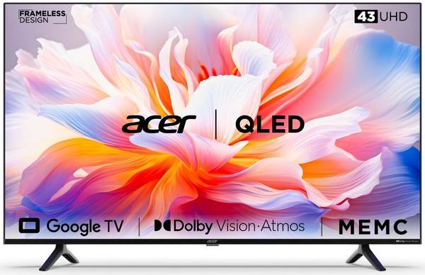 Acer V Series 108 cm (43 inch) QLED Ultra HD (4K) Smart Google TV
