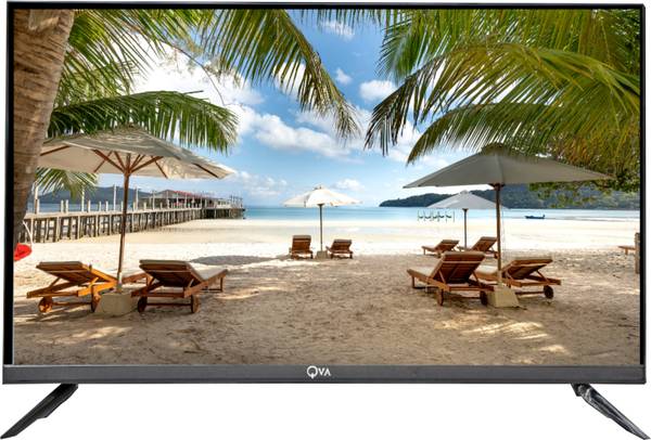 QVA 80 cm (32 inch) HD Ready LED Smart Android TV with with voice remote
