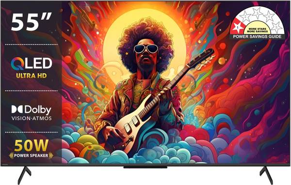 PHILIPS 138 cm (55 inch) QLED Ultra HD (4K) Smart Google TV 2025 Edition