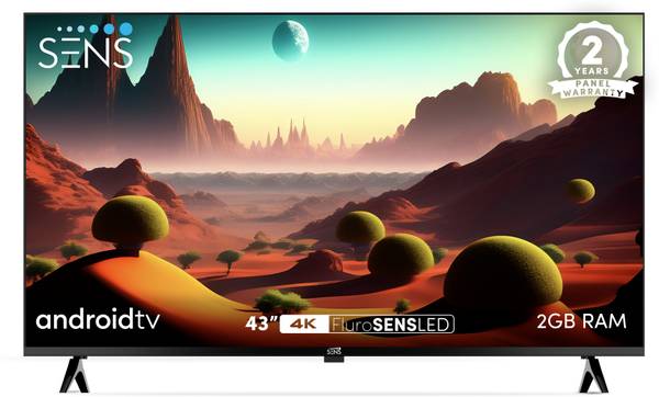 SENS 109 cm (43 inch) Ultra HD (4K) LED Smart Android TV