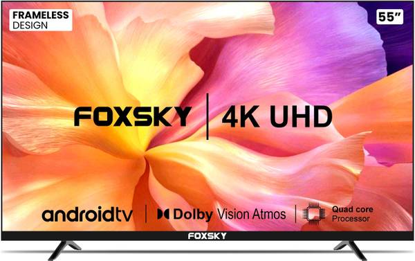 Foxsky 139 cm (55 inch) Ultra HD (4K) LED Smart Android TV