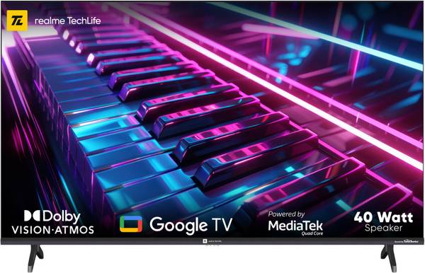 realme TechLife CineSonic Q 109 cm (43 inch) QLED Ultra HD (4K) Smart Google TV