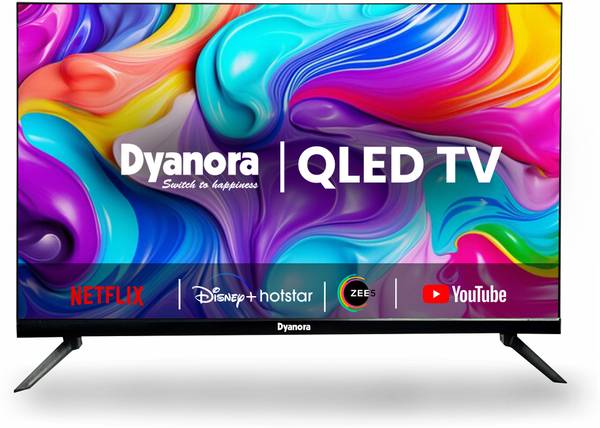 Dyanora Q Series 80 cm (32 inch) QLED HD Ready Smart Android Based TV 30 Watt Sound Output