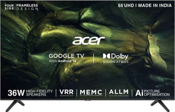 Acer 138.7 cm (55 inch) Ultra HD (4K) LED Smart Google TV