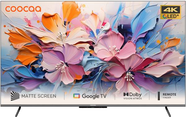 Coocaa Frameless 108 cm (43 inch) QLED Ultra HD (4K) Smart Google TV Matte Display