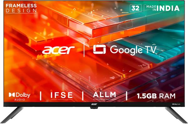 Acer J Series 80.01 cm (32 inch) HD Ready LED Smart Google TV 2024 Edition