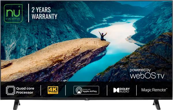NU 139 cm (55 inch) Ultra HD (4K) LED Smart WebOS TV