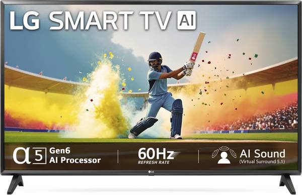 LG LR57 80 cm (32 inch) HD Ready LED Smart WebOS TV 2025 Edition with | Alpha5 Gen 6 AI Processor | 100+ Free Channels | AI Functions | HDR10 | Magic ...