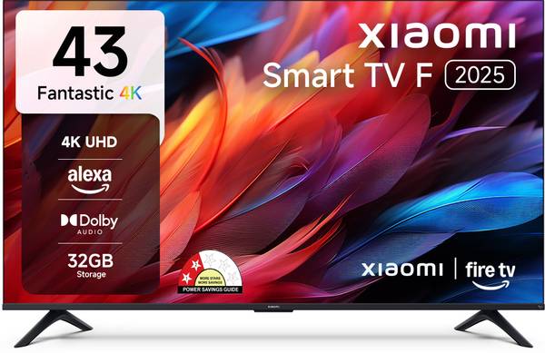 XIAOMI by Mi F Series 108 cm (43 inch) Ultra HD (4K) LED Smart Fire TV 2025 Edition