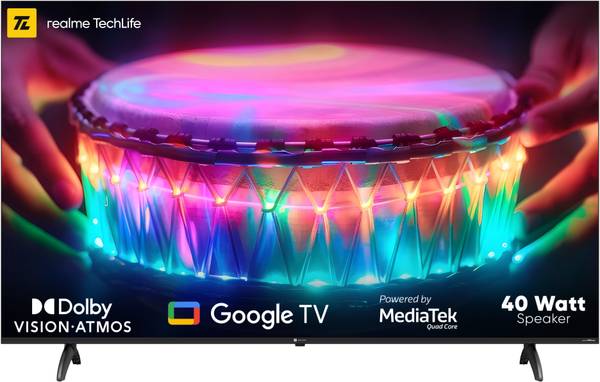 realme TechLife CineSonic Q 140 cm (55 inch) QLED Ultra HD (4K) Smart Google TV
