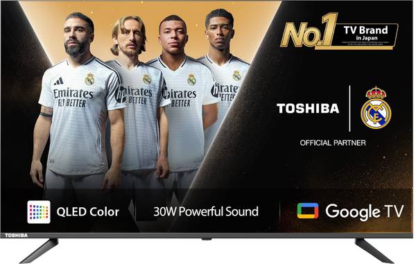 TOSHIBA 32E38RP 80 cm (32 inch) QLED HD Ready Smart Google TV 2025 Edition