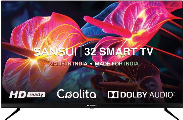 Sansui 80 cm (32 inch) HD Ready LED Smart Coolita TV 2024 Edition