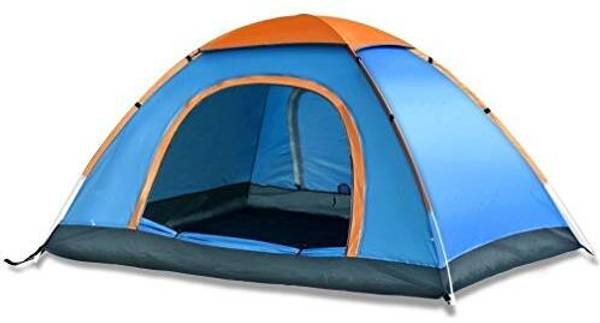 zvonko Picnic Camping Portable Polyester 4 person Tent (Pack Of 1) Tent - For 4 person Tent