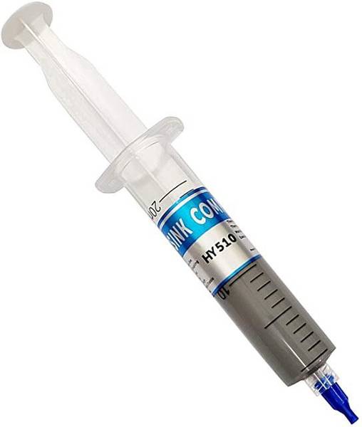 RAREGEAR 30 gm Thermal Grease Paste Heat Sink Compound for CPU and Chipsets (Grey) Carbon Based Thermal Paste