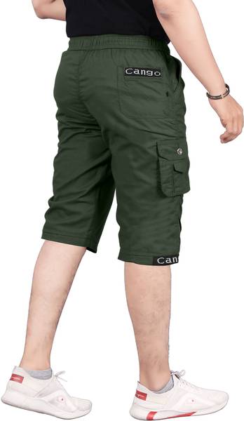 SHREE YAMUNA CREATION Solid Men Three Fourths