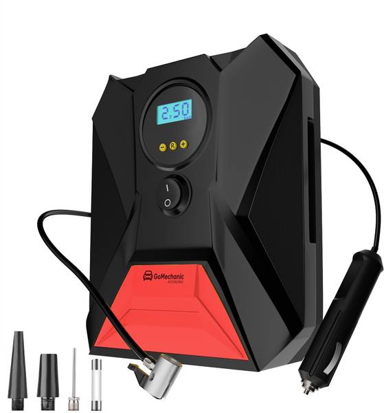 GoMechanic 150 psi Tyre Air Pump for Car & Bike