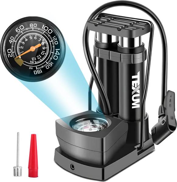 TEXUM 192 psi Tyre Air Pump for Car & Bike