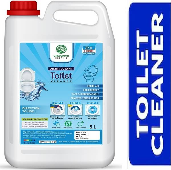 GROVANTI ORGANIC Disinfectant Toilet Cleaner|Liquid Original Liquid Toilet Cleaner Original Liquid Toilet Cleaner