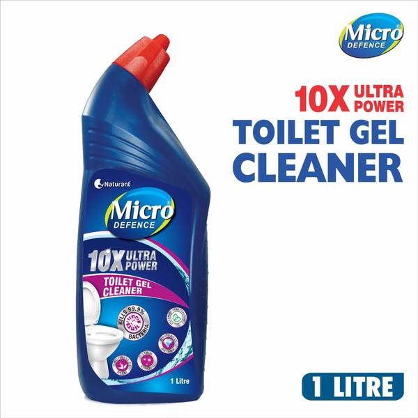 MicroDefence Toilet Cleaner 10X Ultra PowerKills 99.9 GermsRemoves