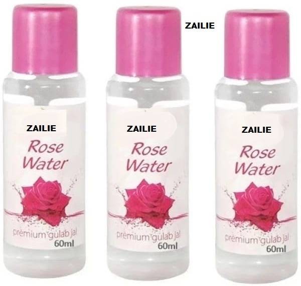 Zailie skin-Rose-Water3set-60ml Men & Women