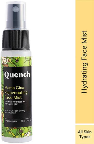 Quench Botanics Rejuvenating Face Mist| Hydrates Skin with Korean Ginseng Men & Women