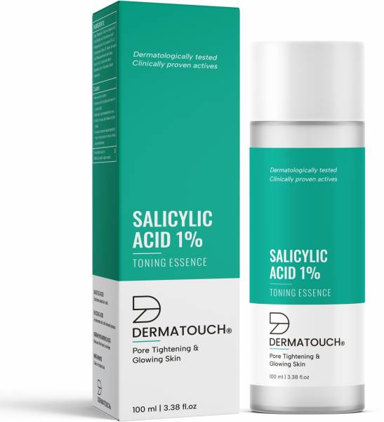 Dermatouch Salicylic Acid 1% w/w Toning Essence | For Pore Tightening & Glowing Skin Men & Women