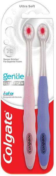 Colgate Gentle UltraFoam (2PCS) Ultra Soft Toothbrush