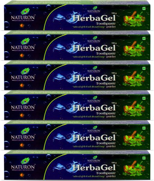 Naturon Herbagel Sparkling Mint Flavour Whitening Gel Toothpaste