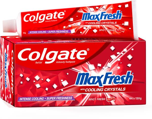 Colgate MaxFresh , Spicy Fresh Red Gel paste with Menthol for Super Fresh Breath, Saver Pack Toothpaste  (600 g)