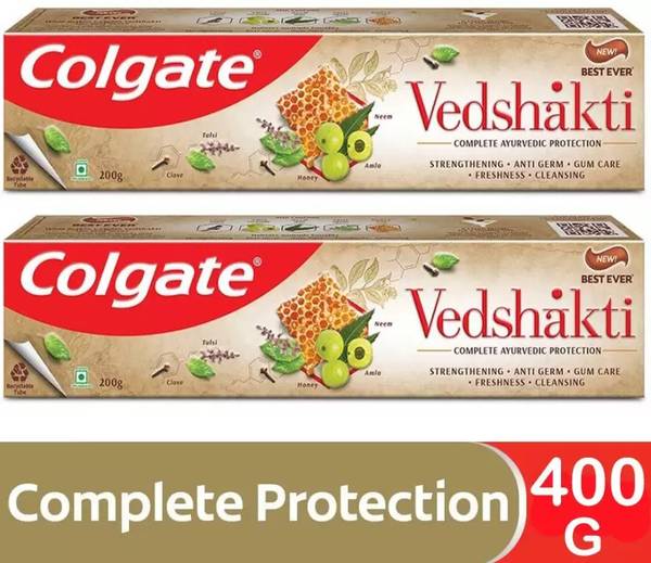 Colgate Swarna Vedshakti Ayurvedic (2x200g) Toothpaste