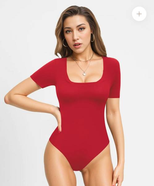 ZEROZABAR Casual Solid Women Red Top