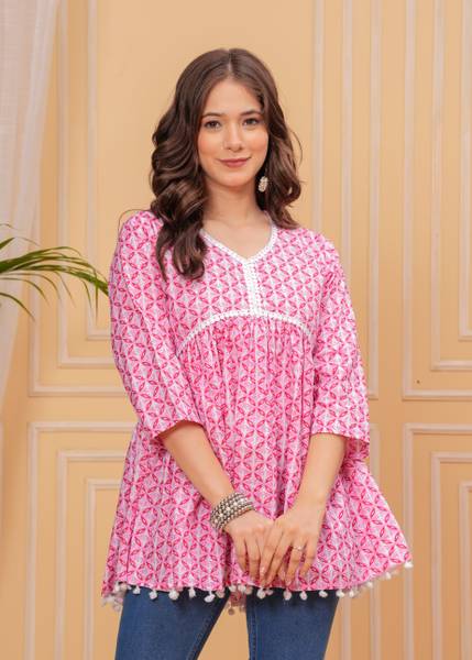MAAJISA Women Printed A-line Kurta