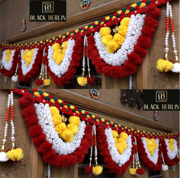 BLACK BERLIN Authentic Handcrafted Toran: Celebrating India's Artistic Heritage Toran