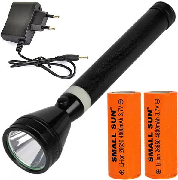 Crostal New Metal Body Rechargeable Powerful High Power Torch Light Torch