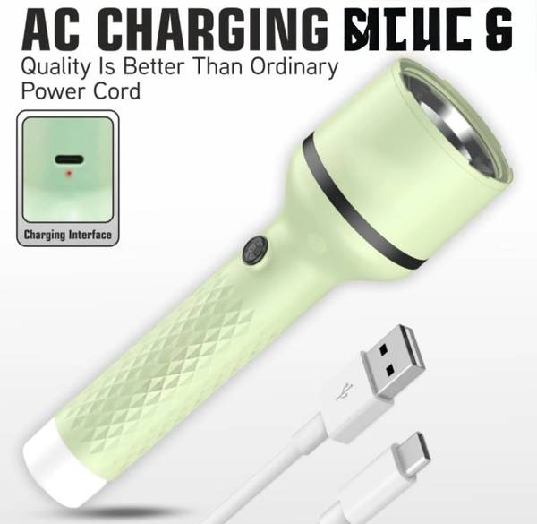 Oximus Led Light High Power Type-C Fast Charging perfect for indoor and outdoor Torch